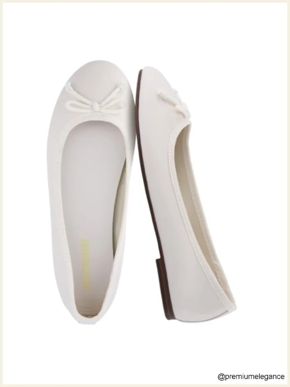 Memory Foam Ballet Flats, Round Toe Mary Jane with Bow Detail, Vegan Leather